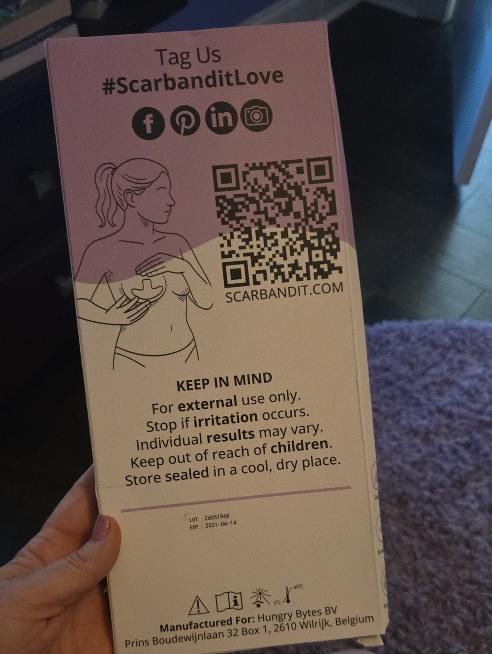 Scarbandit Pink Scar Care Patch for External Use